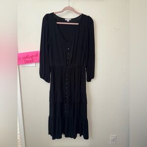American Eagle: Versatile Black Maxi Dress